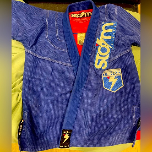 Storm Kimono A0  Fight Sports Cyborg Bjj embroidered Jiu Jitsu Gi kimono - Picture 2 of 8